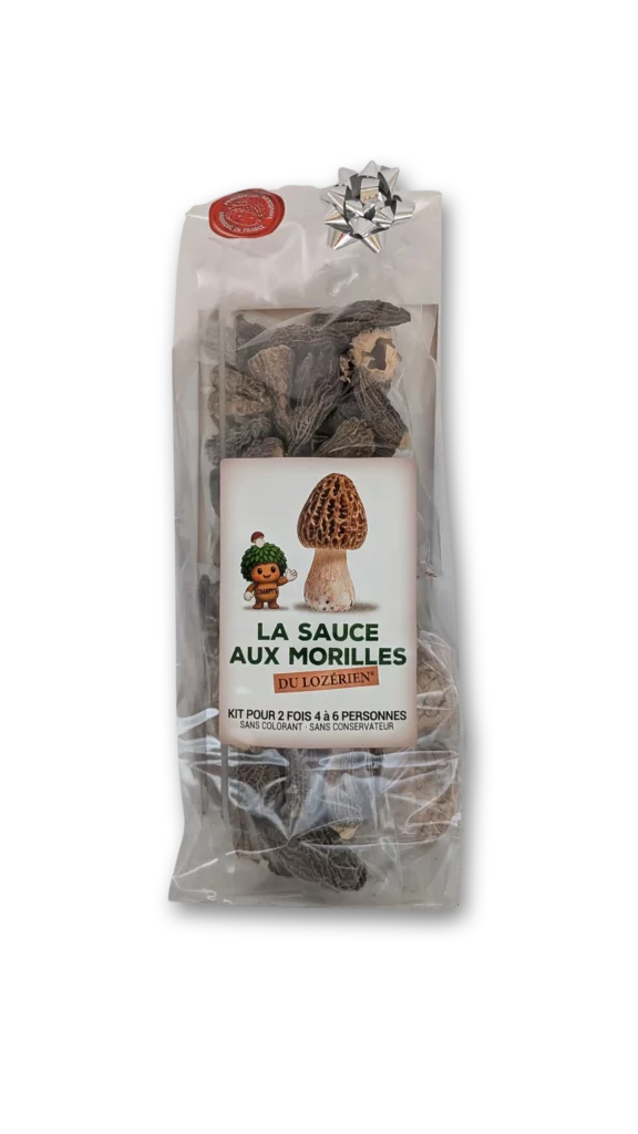 Sachet de Morilles séchées, Le Lozerien