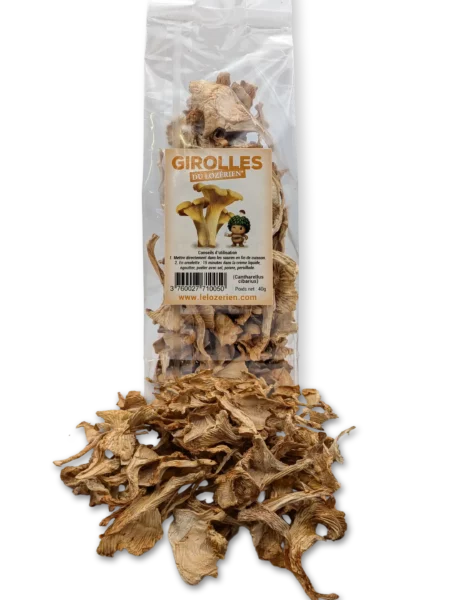Sachet de Girolles séchées, Le Lozerien