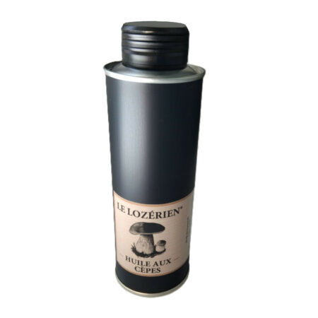 Huile aux Cèpes le Lozerien nouvelle bouteille