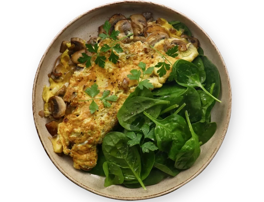 Omelette aux mousserons