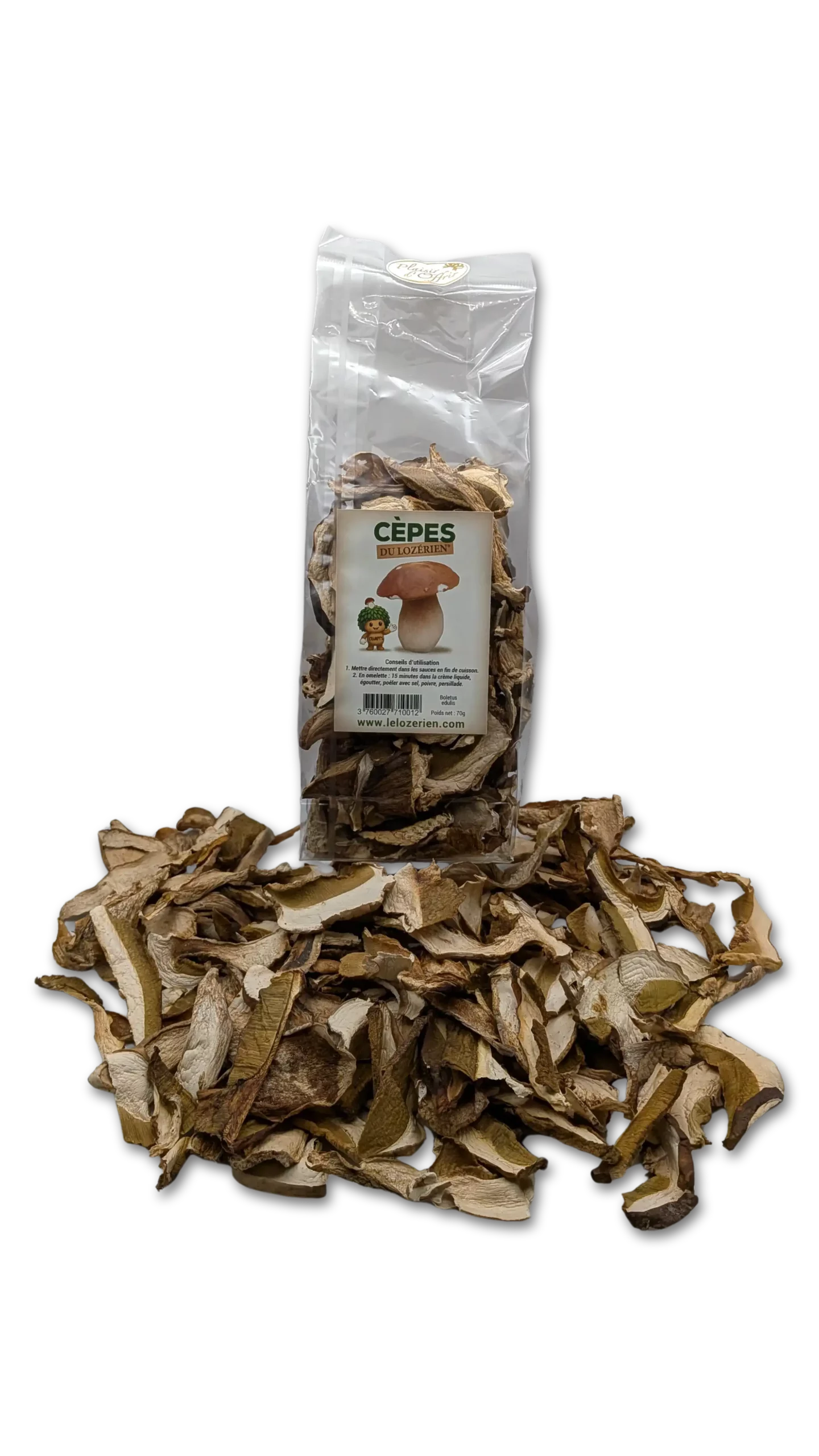 Cèpes séchés 70g Le Lozerien