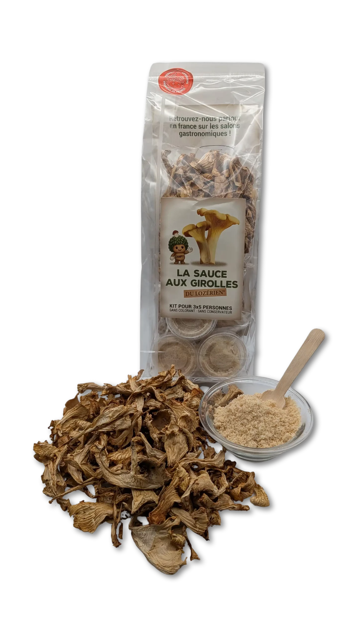La sauce aux girolles Le Lozerien, avec ses épices