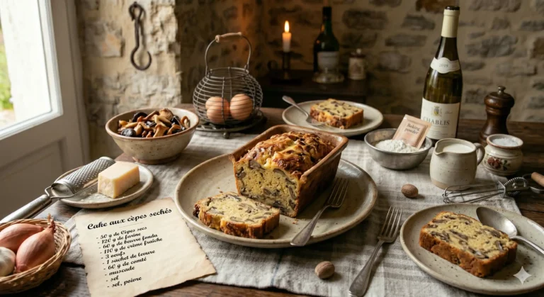 cake aux cèpes Le Lozerien